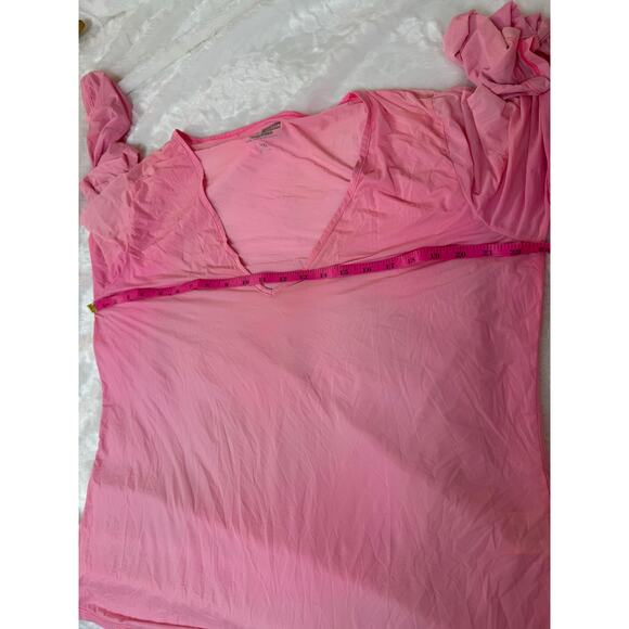 Jamie Sadock Sunsense UVP Long Sleeve V-Neck Lightweight Top Neon Pink Size XXL - Picture 11 of 13